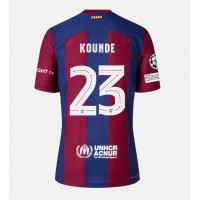 Barcelona Jules Kounde #23 Hjemmedrakt 2023-24 Kortermet